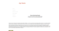 Desktop Screenshot of greengoldagriseeds.com